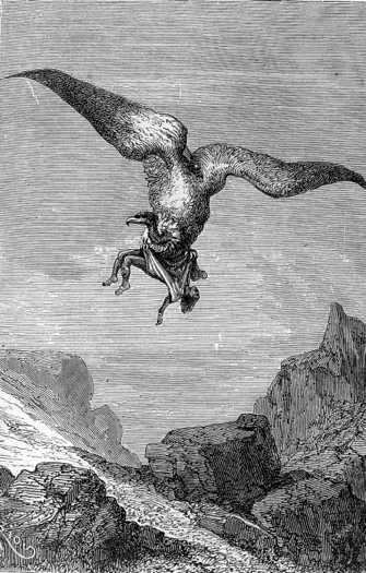 The condor had seized Robert by his clothes