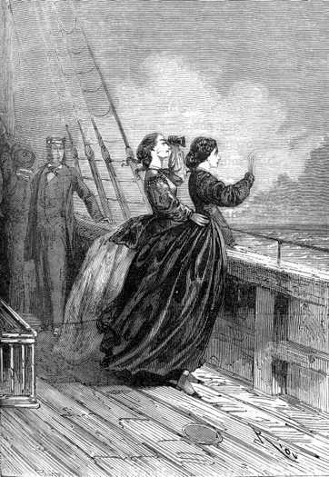 Lady Helena and Mary Grant stood waiting on the poop