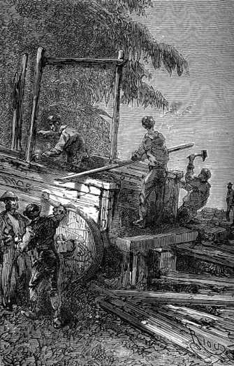 The preparation of the wagon