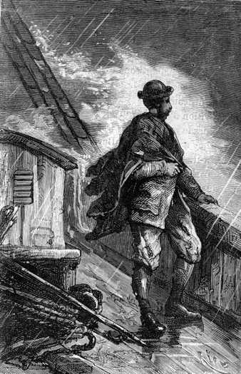 Lord Glenarvan remained on deck, staring incessantly at the sea