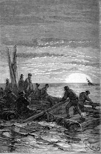 The night was approaching