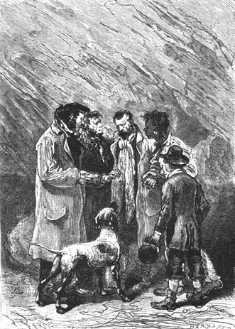 He had to lean on the sailor.