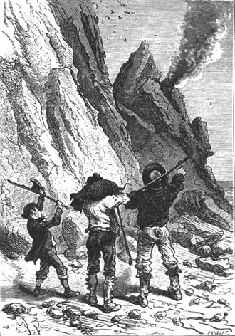 “Herbert! Neb! Look!” shouted Pencroff.