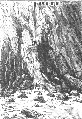 The ladder was finally installed.