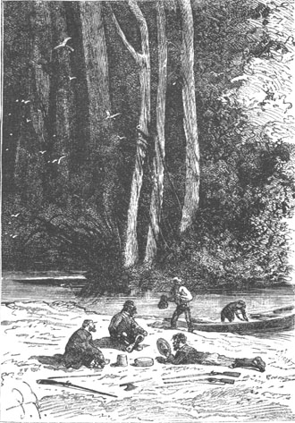 They halted here to eat.