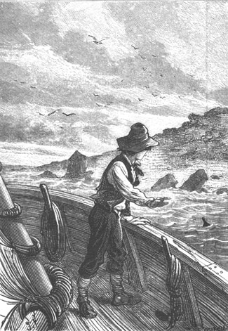 “Luff, Pencroff, luff,” said Herbert.