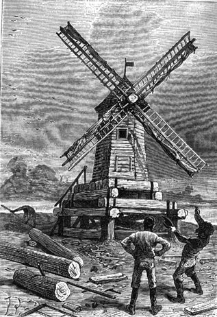 Pencroff was enchanted with his work.