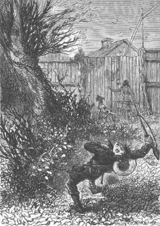 A detonation burst out and a cry of pain was heard.