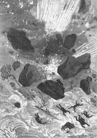 An explosion shook the air.