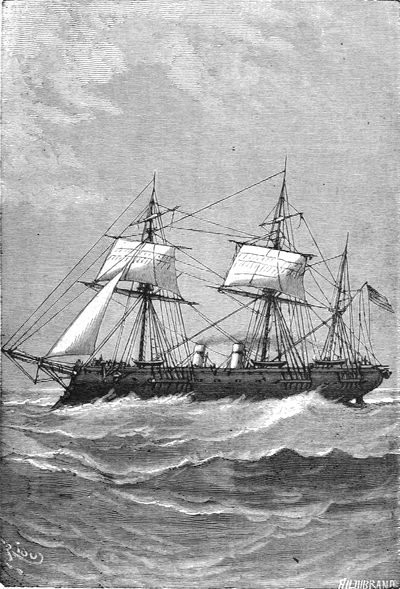 The frigate “Abraham Lincoln”