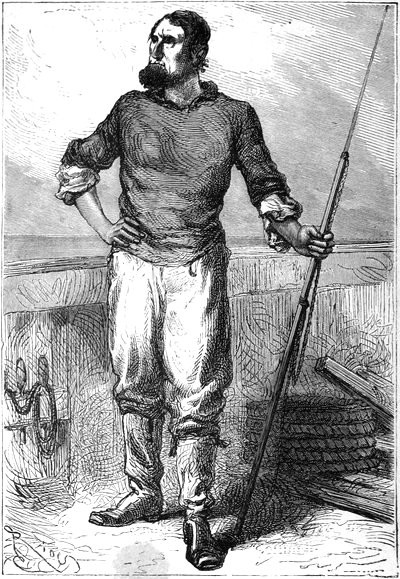 Ned Land was about forty years old