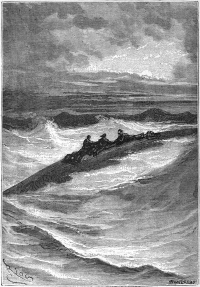 We were stretched out on the back of some kind of underwater boat