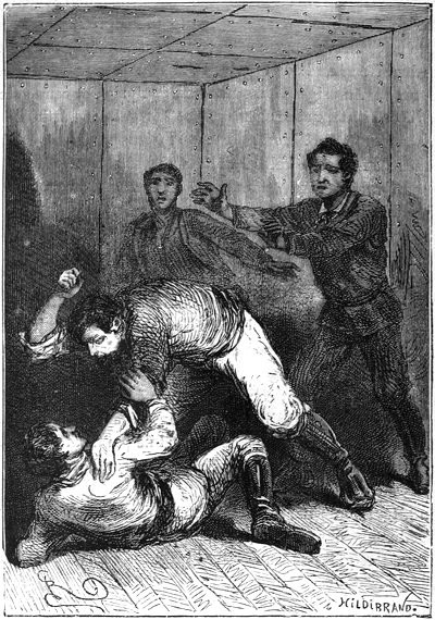 The Canadian rushed at the poor man