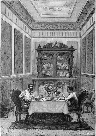 I then entered a dining room