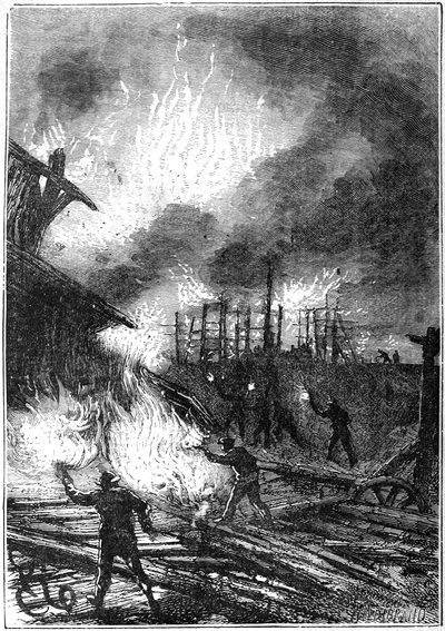 We burned every trace of our stay