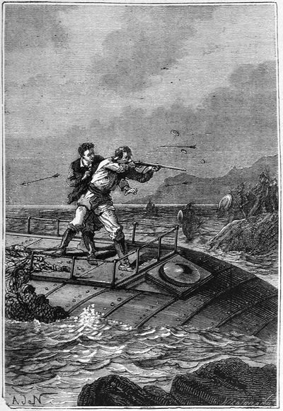 Conseil pounced on his rifle”