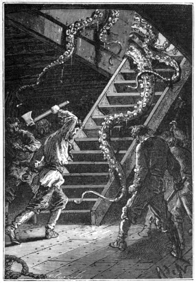 One of those long arms glided like a snake into the opening