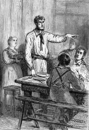 He was a coarse-looking fellow, about forty-five years old