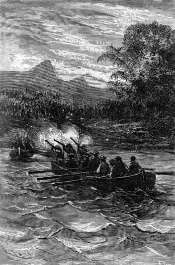 Four sailors, excellent marksmen