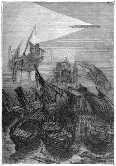 The depths were cluttered with gruesome wreckage