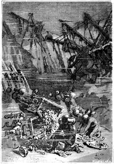 Out of these trunks spilled ingots of gold and silver