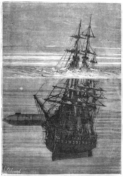 The enormous vessel settled slowly